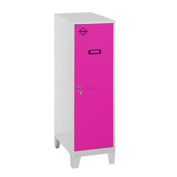 Cacifo Metálico SIMONLOCKER Montado Individual MINI 915X300X500 + Pés Cinzento/RO - 1015 x 300 x 500 mm