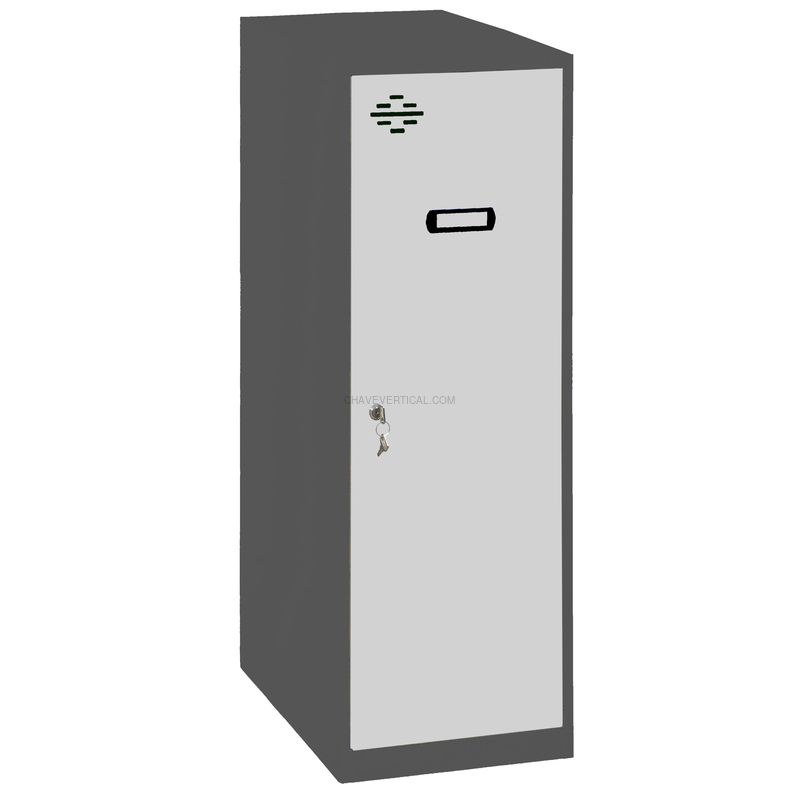 Cacifo Metálico SIMONLOCKER Montado Individual MINI 915X400X500 mm AN/Cinzento