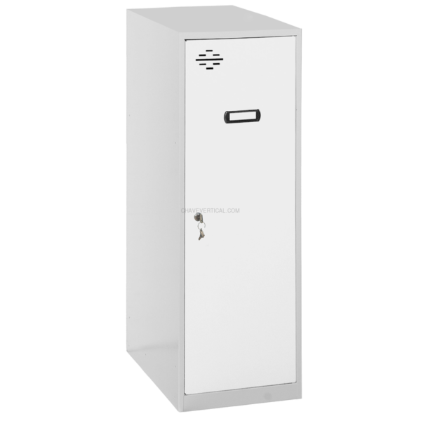 Cacifo Metálico SIMONLOCKER Montado Individual MINI 915X400X500 mm Cinzento/BC