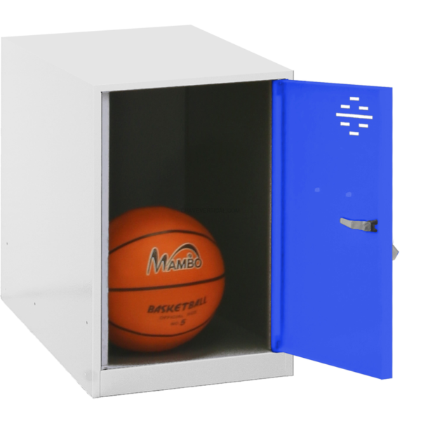 Cacifo Metálico SIMONLOCKER Montado MINI 475X400X500 mm BLA/AZU