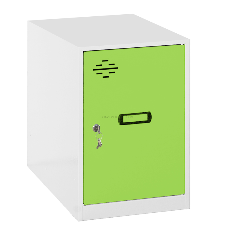 Cacifo Metálico SIMONLOCKER Montado MINI 475X400X500 mm BLA/VER