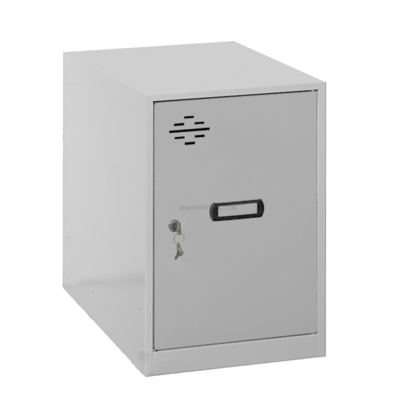 Cacifo Metálico SIMONLOCKER Montado MINI 475X400X500 mm Cinzento