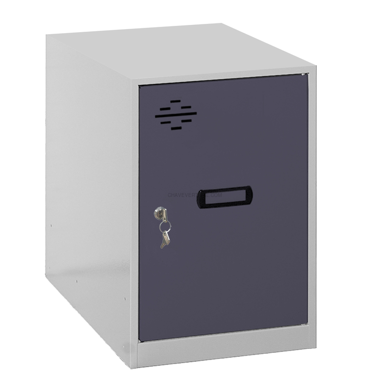 Cacifo Metálico SIMONLOCKER Montado MINI 475X400X500 mm Cinzento/ANT