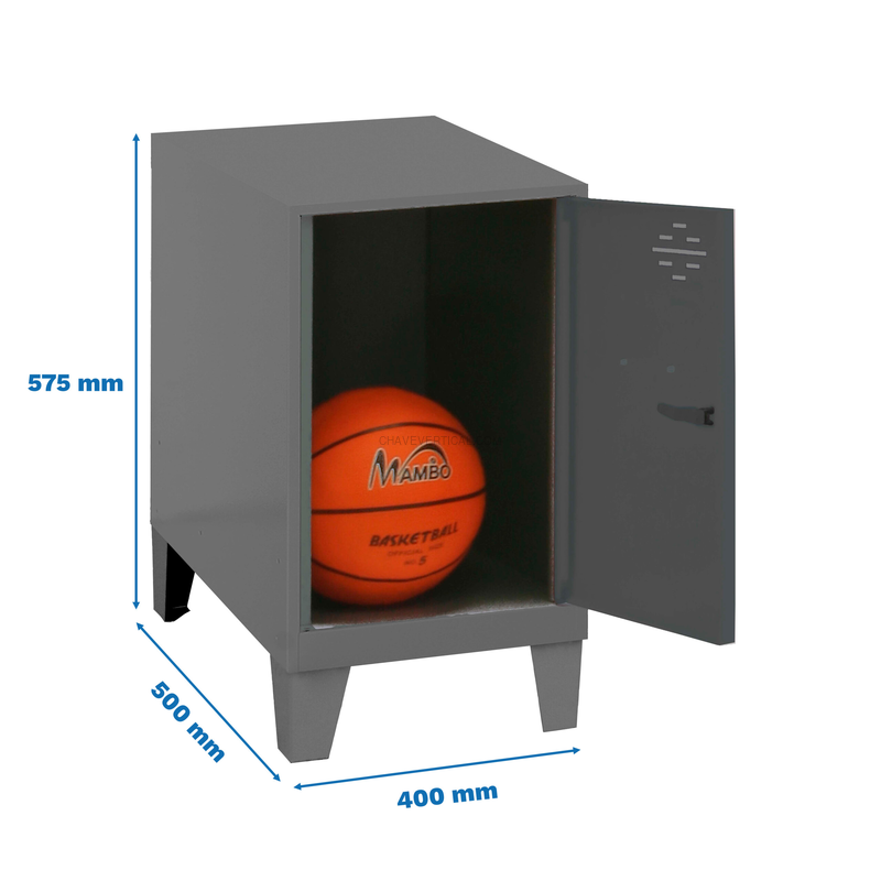 Cacifo Metálico SIMONLOCKER Montado MINI 475X400X500 + Pés ANT/ANT - 575 x 400 x 500 mm