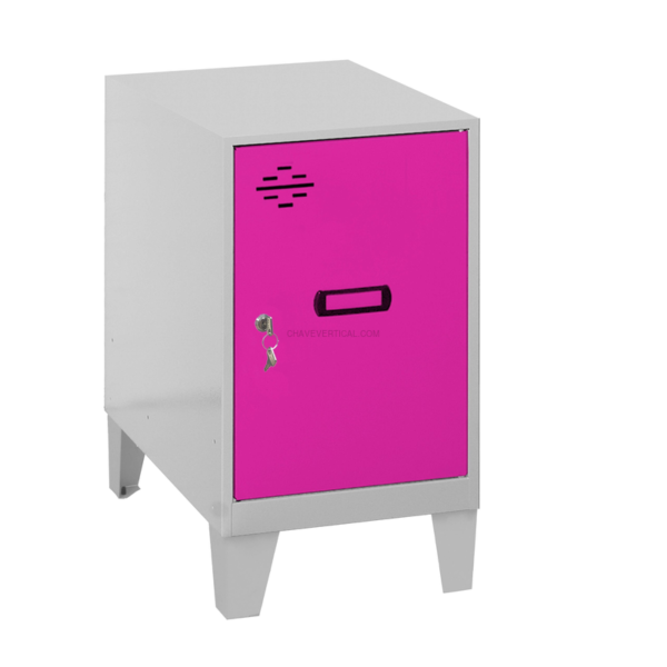 Cacifo Metálico SIMONLOCKER Montado MINI 475X400X500 + Pés Cinzento/ROS - 575 x 400 x 500 mm