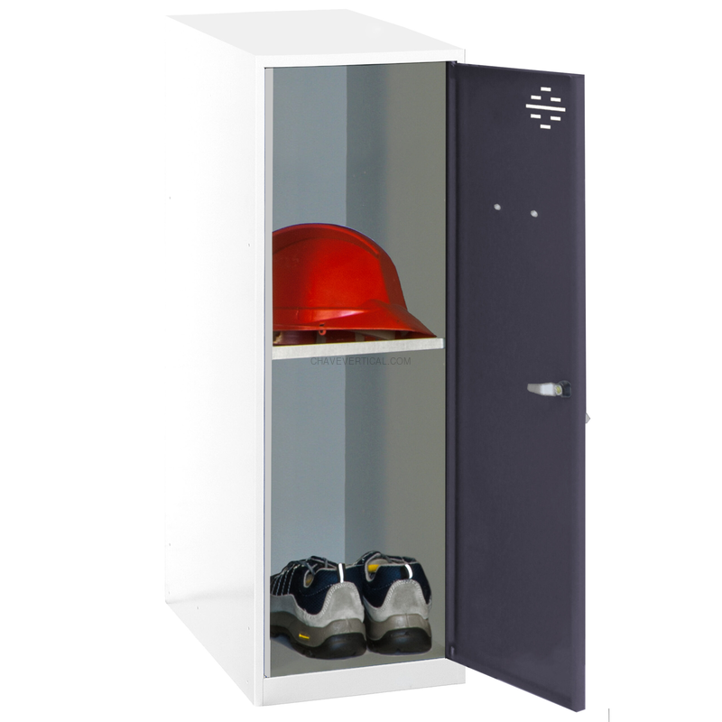 Cacifo Metálico SIMONLOCKER Montado MINI + BAN. 915X300X500 mm Branco/AN