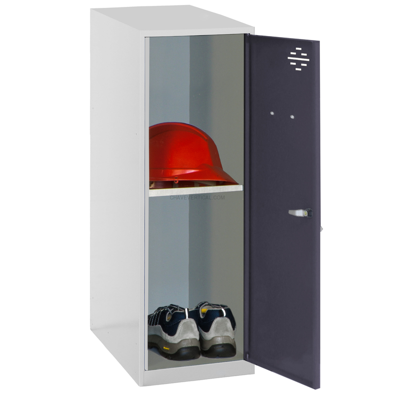 Cacifo Metálico SIMONLOCKER Montado MINI + BAN. 915X300X500 mm Cinzento/AN