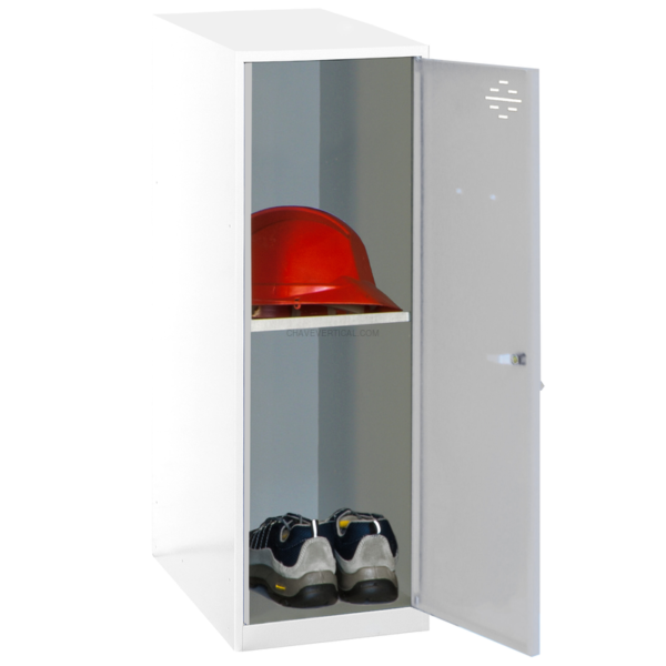 Cacifo Metálico SIMONLOCKER Montado MINI + BAN. 915X400X500 mm Branco/Cinzento