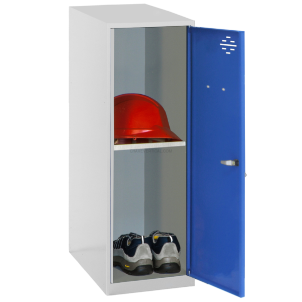 Cacifo Metálico SIMONLOCKER Montado MINI + BAN. 915X400X500 mm Cinzento/Azul