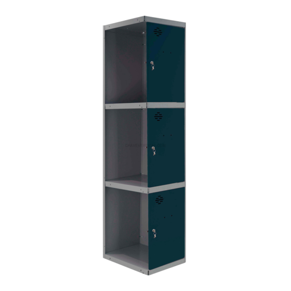 Cacifo Metálico SIMONLOCKER Profissional Desmontado 3 PUERTA 1/3 400 ADI AN/AN - 1800 x 400 x 500 mm