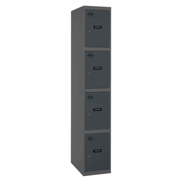 Cacifo Metálico SIMONLOCKER Profissional Desmontado 4 PUERTA 1/4 300 IN AN/AN - 1800 x 300 x 500 mm