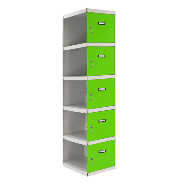 Cacifo Metálico SIMONLOCKER Profissional Desmontado 5 PUERTA 1/5 400 ADI Cinzento/VE - 1800 x 400 x 500 mm