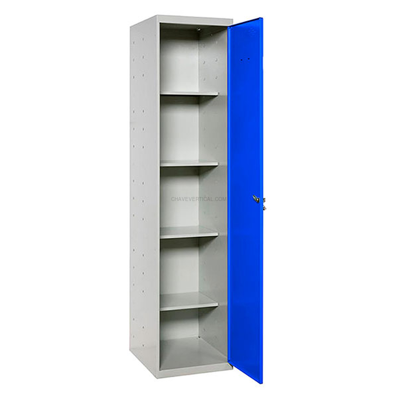 Cacifo Metálico SIMONLOCKER Profissional Desmontado CLEANING 180X40X40 1/4 Cinzento/Azul - 1800 x 400 x 400 mm