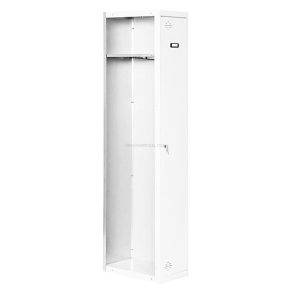 Cacifo Metálico SIMONLOCKER Profissional Desmontado Individual 1/1 300 ADDI Branco/Branco - 1800 x 300 x 500 mm