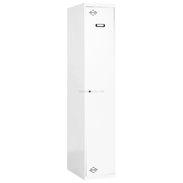 Cacifo Metálico SIMONLOCKER Profissional Desmontado Individual 1/1 400 INI Branco/Branco - 1800 x 400 x 500 mm