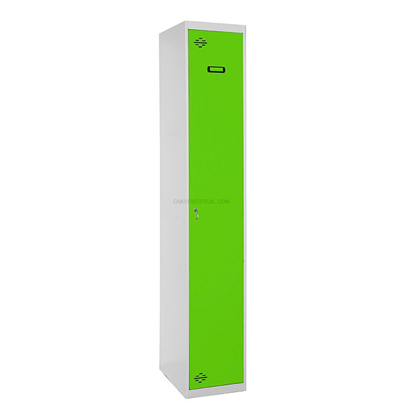 Cacifo Metálico SIMONLOCKER Profissional Desmontado Individual 1/1 400 INI Cinzento/VE - 1800 x 400 x 500 mm