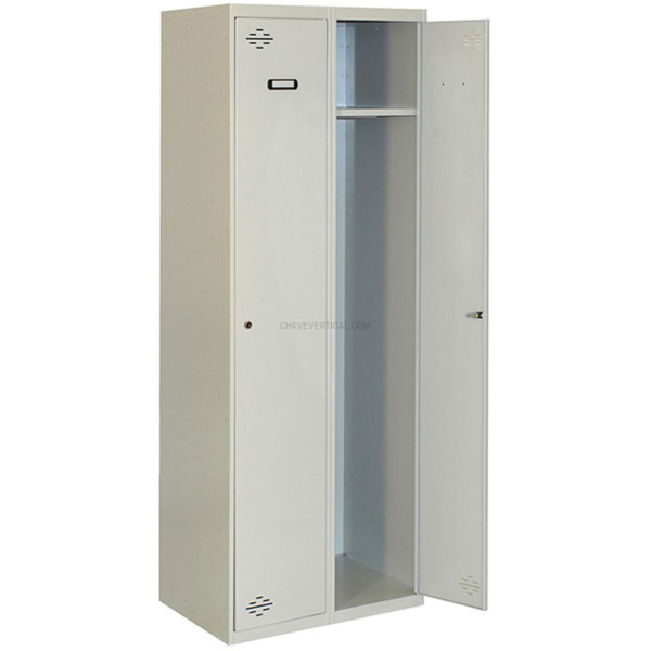 Cacifo Metálico SIMONLOCKER Profissional Desmontado Individual 2/2 300 (600) Cinzento - 1800 x 600 x 500 mm