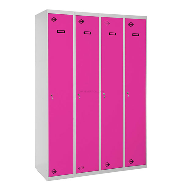 Cacifo Metálico SIMONLOCKER Profissional Desmontado Individual 4/4 300 (1200) Cinzento/RO - 1800 x 1200 x 500 mm