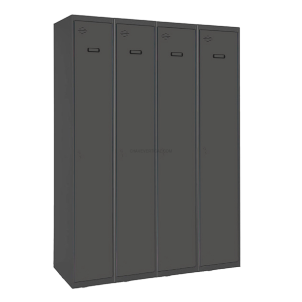 Cacifo Metálico SIMONLOCKER Profissional Desmontado Individual 4/4 300 (1200)AN/AN - 1800 x 1200 x 500 mm