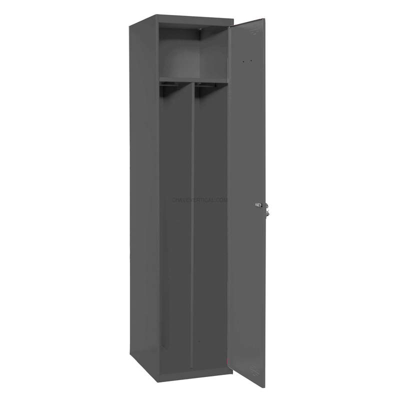 Cacifo Metálico SIMONLOCKER Profissional Desmontado Individual-DIV 1/1 400 INI AN/AN - 1800 x 400 x 500 mm