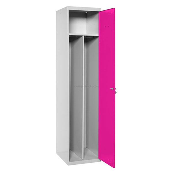 Cacifo Metálico SIMONLOCKER Profissional Desmontado Individual-DIV 1/1 400 INI Cinzento/RS - 1800 x 400 x 500 mm