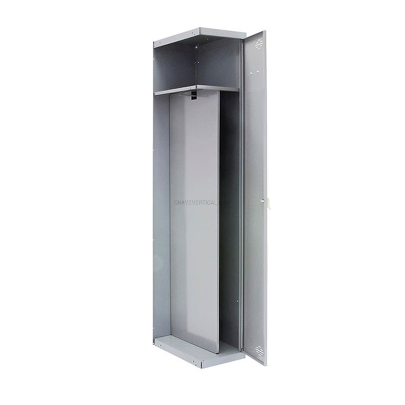 Cacifo Metálico SIMONLOCKER Profissional Desmontado Individual-DIV 1/1 500 ADDI Cinzento - 1800 x 500 x 500 mm