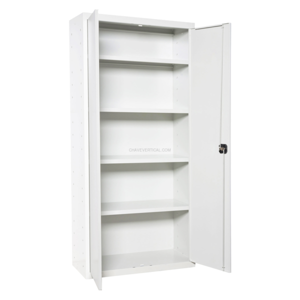 Cacifo Metálico SIMONLOCKER Profissional Desmontado MULTI. 180X100X40 2/4 Branco/Branco - 1800 x 1000 x 400 mm