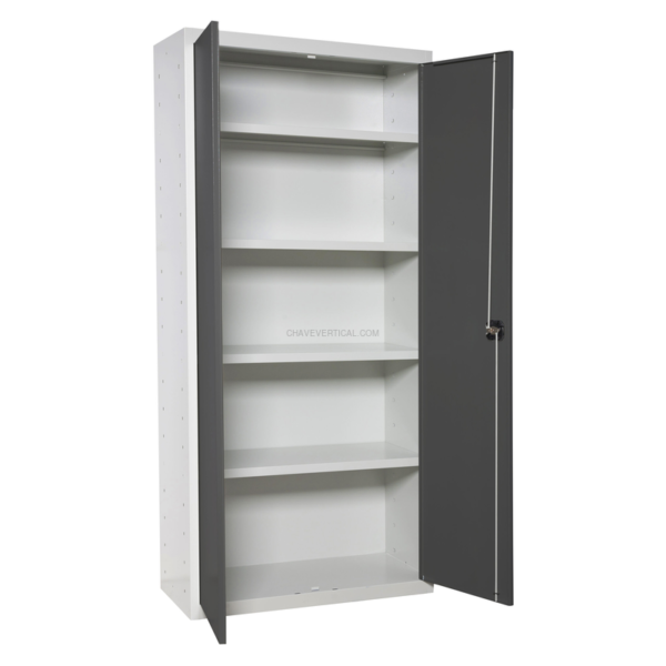 Cacifo Metálico SIMONLOCKER Profissional Desmontado MULTI. 180X60X40 2/4 Branco/AN - 1800 x 600 x 400 mm