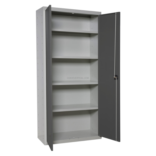 Cacifo Metálico SIMONLOCKER Profissional Desmontado MULTI. 180X60X40 2/4 Cinzento/AN - 1800 x 600 x 400 mm