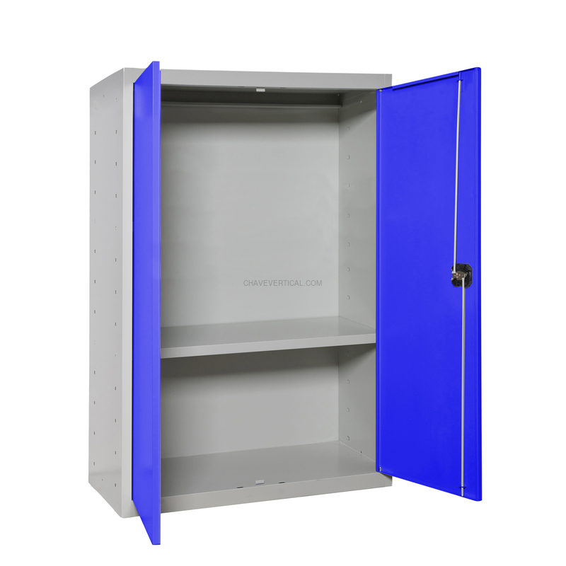 Cacifo Metálico SIMONLOCKER Profissional Desmontado MULTI. 90X80X40 2/1 Cinzento/Azul - 900 x 800 x 400 mm