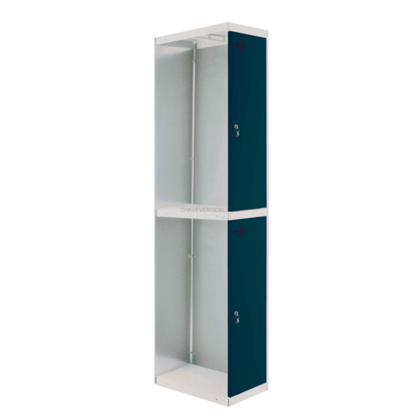 Cacifo Metálico SIMONLOCKER Profissional Desmontado TANDEM 1/2 300 ADDI Branco/AN - 1800 x 300 x 500 mm