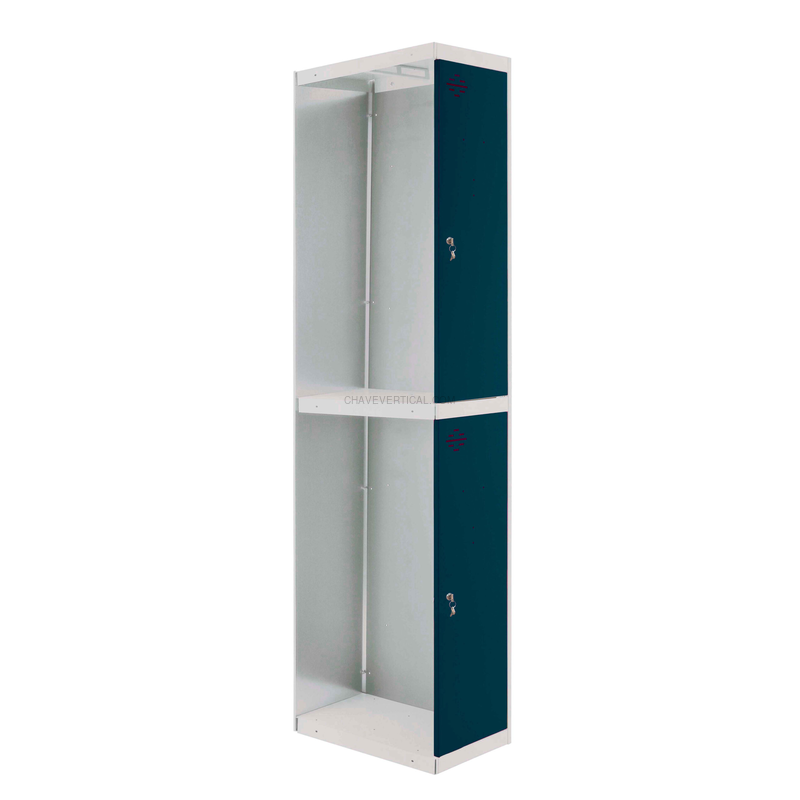 Cacifo Metálico SIMONLOCKER Profissional Desmontado TANDEM 1/2 300 ADDI Branco/AN - 1800 x 300 x 500 mm