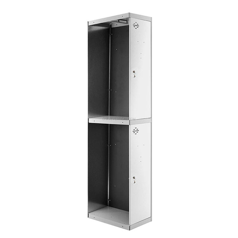 Cacifo Metálico SIMONLOCKER Profissional Desmontado TANDEM 1/2 300 ADDI Cinzento/Branco - 1800 x 300 x 500 mm