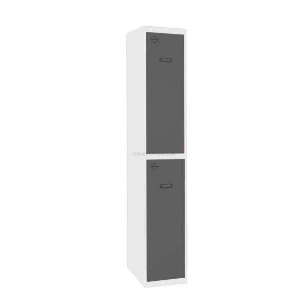 Cacifo Metálico SIMONLOCKER Profissional Desmontado TANDEM 1/2 400 INI Branco/AN - 1800 x 400 x 500 mm