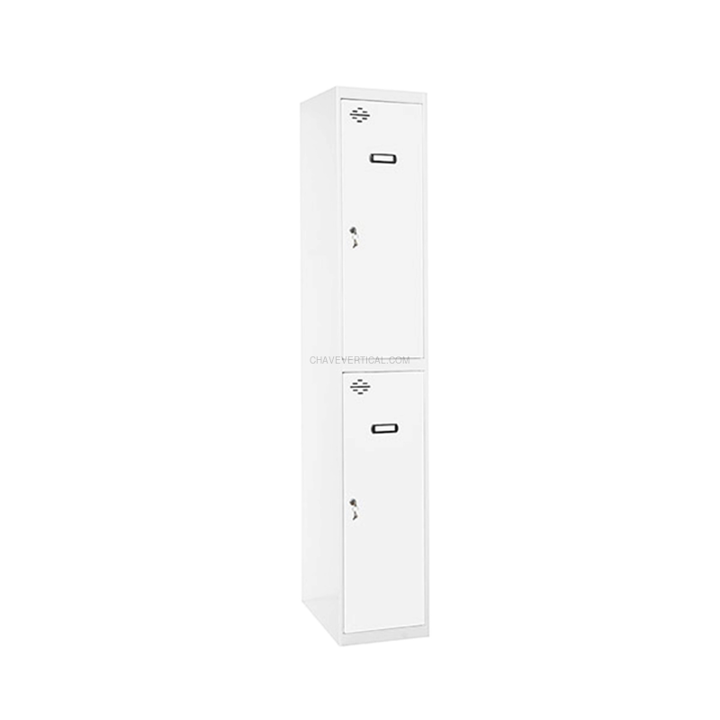 Cacifo Metálico SIMONLOCKER Profissional Desmontado TANDEM 1/2 400 INI Branco/Branco - 1800 x 400 x 500 mm
