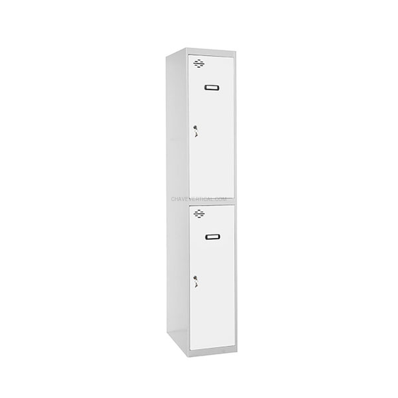 Cacifo Metálico SIMONLOCKER Profissional Desmontado TANDEM 1/2 400 INI Cinzento/Branco - 1800 x 400 x 500 mm