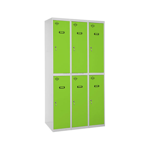 Cacifo Metálico SIMONLOCKER Profissional Desmontado TANDEM 3/6 300 (900) Cinzento/VE - 1800 x 900 x 500 mm