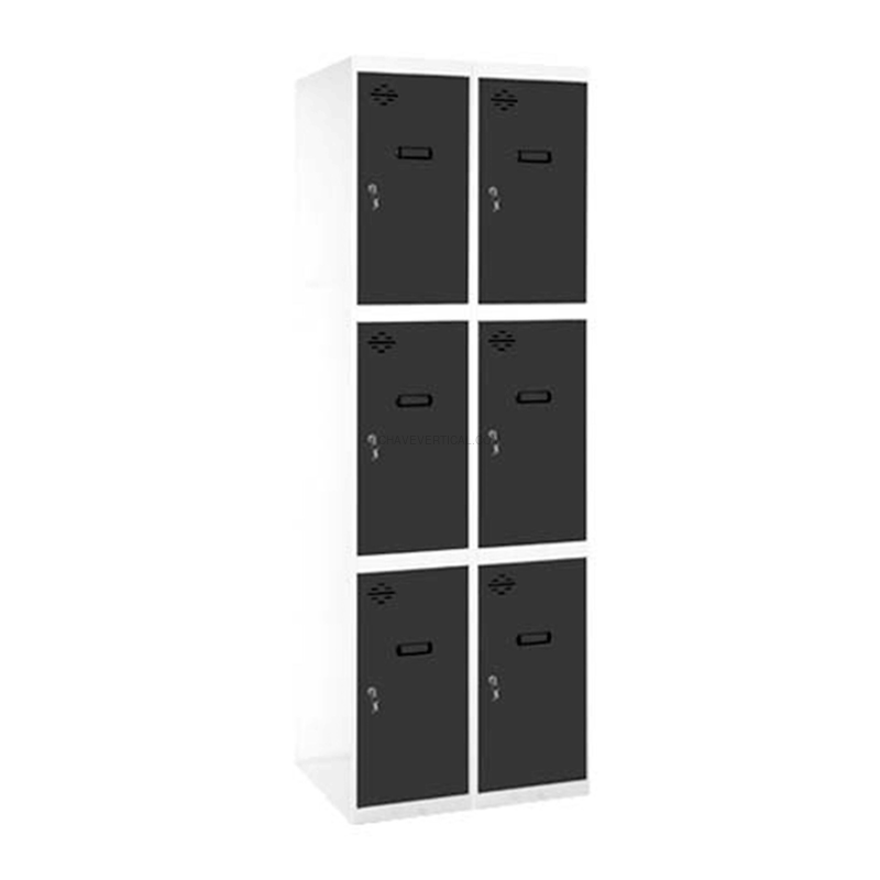 Cacifo Metálico SIMONLOCKER Profissional Montado 3 PUERTA 2/6 300 (600) Branco/AN - 1800 x 600 x 500 mm