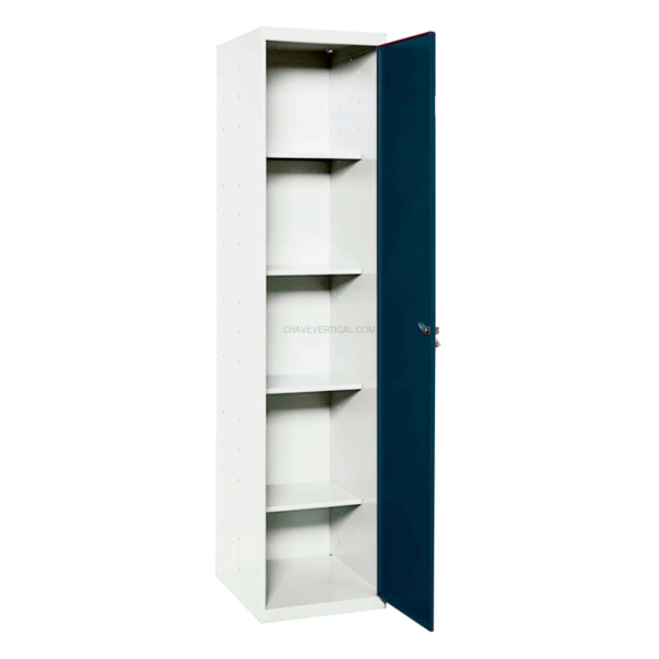 Cacifo Metálico SIMONLOCKER Profissional Montado CLEANING 180X40X40 1/4 Branco/AN - 1800 x 400 x 400 mm