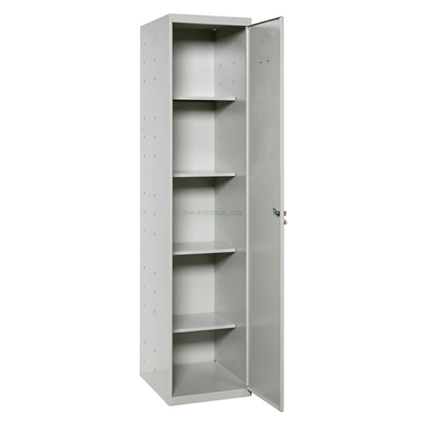 Cacifo Metálico SIMONLOCKER Profissional Montado CLEANING 180X40X40 1/4 Cinzento - 1800 x 400 x 400 mm