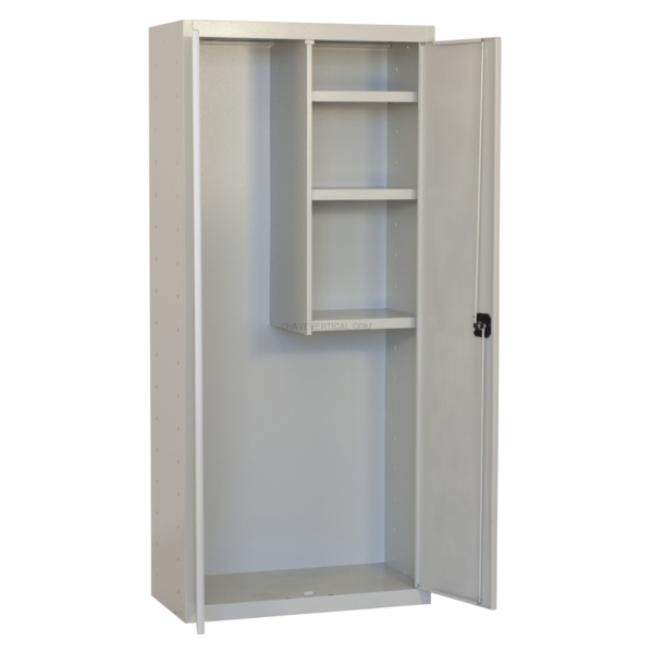 Cacifo Metálico SIMONLOCKER Profissional Montado CLEANING 180X60X40 2/3 Cinzento - 1800 x 600 x 400 mm