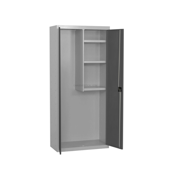 Cacifo Metálico SIMONLOCKER Profissional Montado CLEANING 180X80X40 2/3 Cinzento/AN - 1800 x 800 x 400 mm