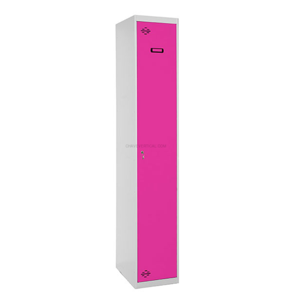 Cacifo Metálico SIMONLOCKER Profissional Montado Individual 1/1 300 Cinzento/RS - 1800 x 300 x 500 mm
