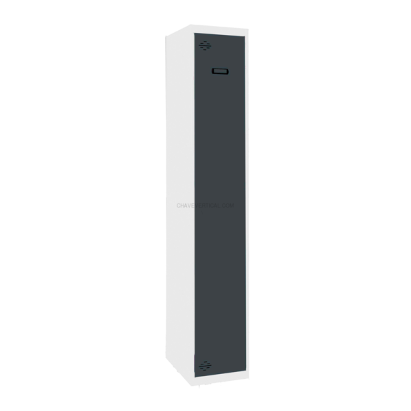 Cacifo Metálico SIMONLOCKER Profissional Montado Individual 1/1 400 Branco/AN - 1800 x 400 x 500 mm