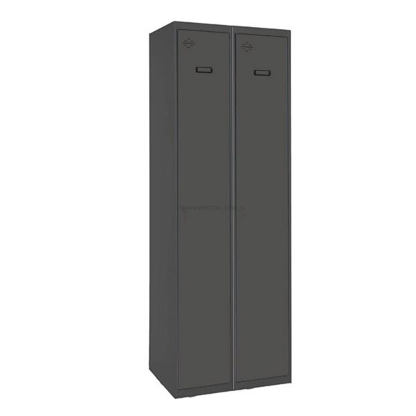 Cacifo Metálico SIMONLOCKER Profissional Montado Individual 2/2 300 (600) AN/AN - 1800 x 600 x 500 mm