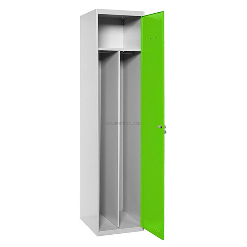 Cacifo Metálico SIMONLOCKER Profissional Montado Individual-DIV 1/1 500 Cinzento/VE - 1800 x 500 x 500 mm