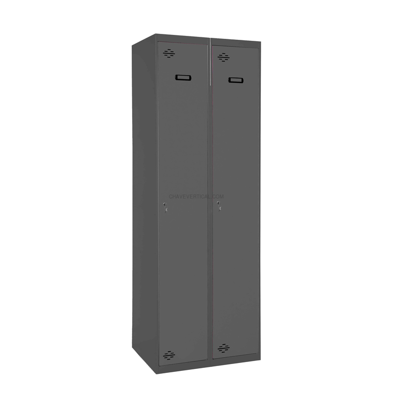 Cacifo Metálico SIMONLOCKER Profissional Montado Individual-DIV 2/2 500 (1000)AN/A - 1800 x 1000 x 500 mm