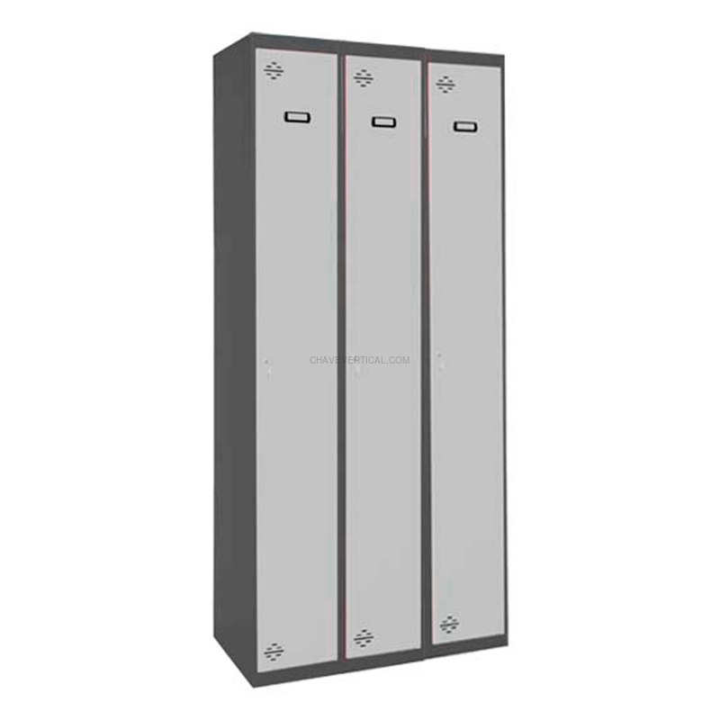 Cacifo Metálico SIMONLOCKER Profissional Montado Individual-DIV 3/3 400 (1200)AN/G - 1800 x 1200 x 500 mm