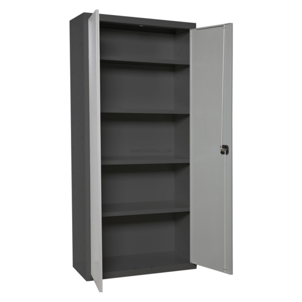 Cacifo Metálico SIMONLOCKER Profissional Montado MULTI. 180X80X40 2/4 AN/Cinzento - 1800 x 800 x 400 mm