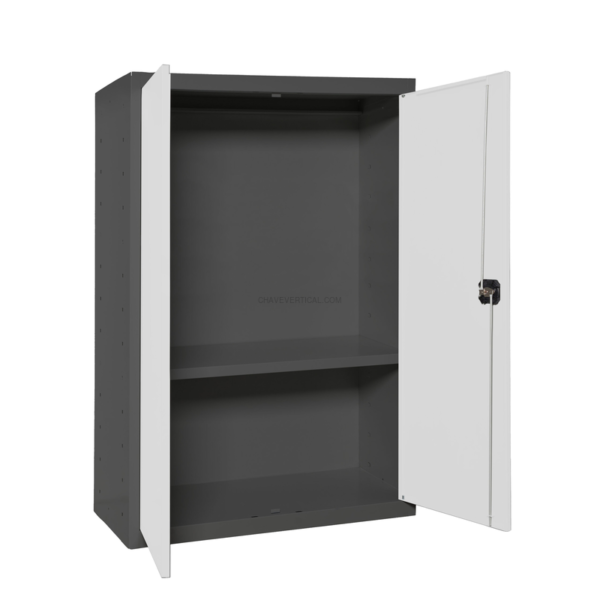 Cacifo Metálico SIMONLOCKER Profissional Montado MULTI. 90X80X40 2/1 AN/Branco - 900 x 800 x 400 mm